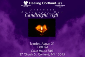 Overdose Awareness Day Candlelight Vigil on August 31st